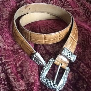 Brighton tan, textured belt